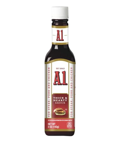 A.1. THICK & HEARTY STEAK SAUCE, 5OZ BTL, FOR STEAK, PORK AND CHICKEN